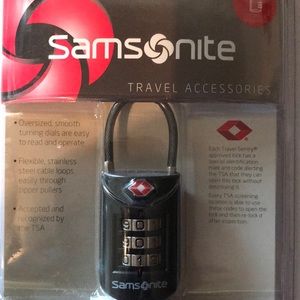 ☃️Samsonite travel sentry large dial combo lock☃️